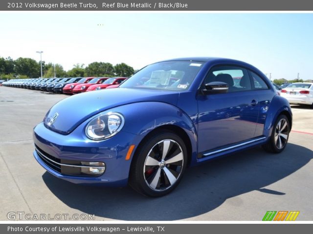 2012 Volkswagen Beetle Turbo in Reef Blue Metallic
