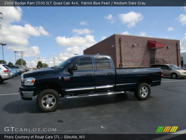 2009 Dodge Ram 3500 SLT Quad Cab 4x4 in Patriot Blue Pearl