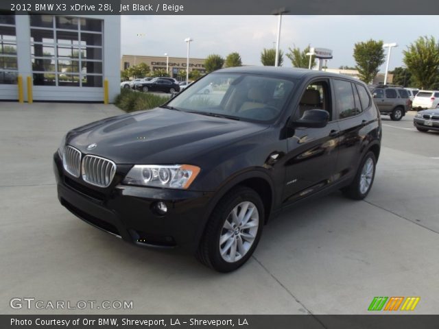 2012 BMW X3 xDrive 28i in Jet Black