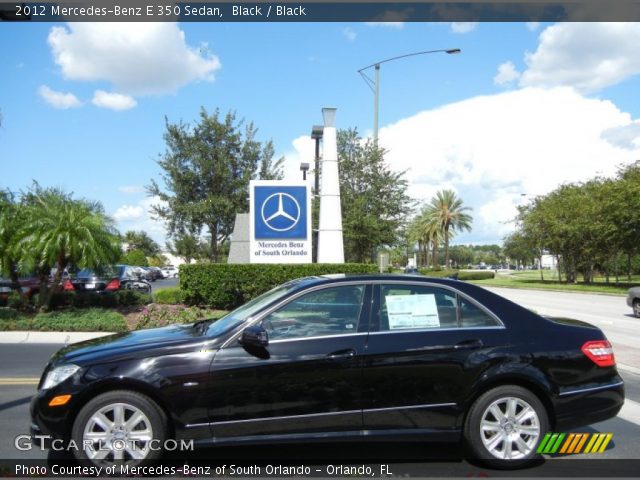 2012 Mercedes-Benz E 350 Sedan in Black