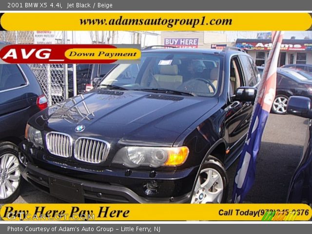2001 BMW X5 4.4i in Jet Black