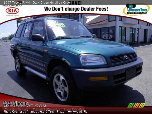 1997 Toyota RAV4  in Dark Green Metallic