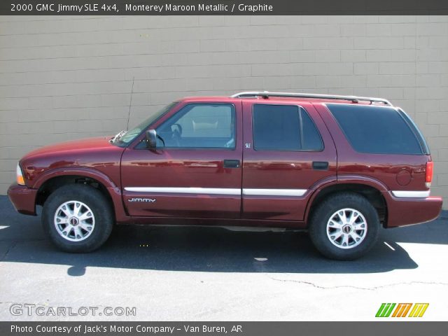 2000 GMC Jimmy SLE 4x4 in Monterey Maroon Metallic