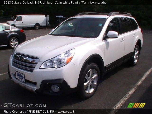 2013 Subaru Outback 3.6R Limited in Satin White Pearl
