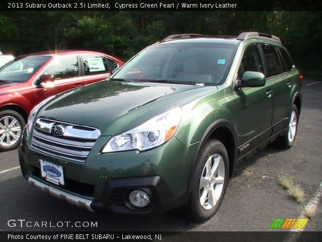 2013 Subaru Outback 2.5i Limited in Cypress Green Pearl