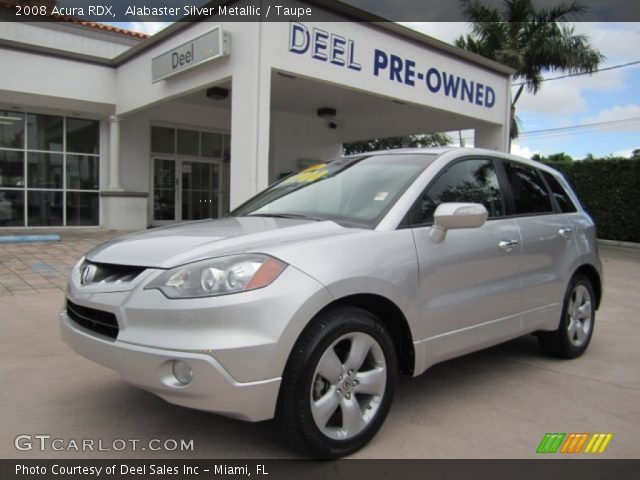 2008 Acura RDX  in Alabaster Silver Metallic