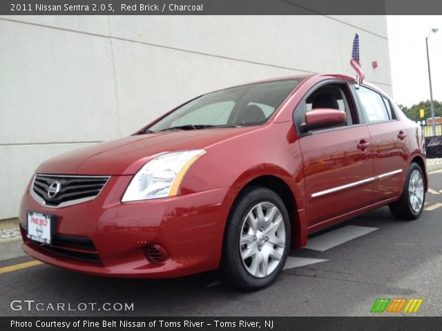 2011 Nissan Sentra 2.0 S in Red Brick