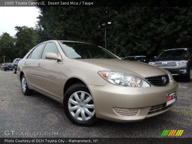 2005 Toyota Camry LE in Desert Sand Mica