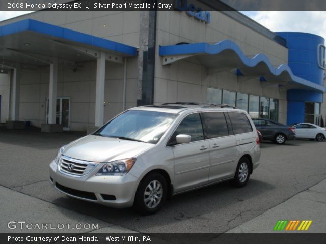 2008 Honda Odyssey EX-L in Silver Pearl Metallic