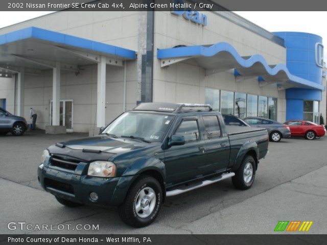 2002 Nissan Frontier SE Crew Cab 4x4 in Alpine Green Metallic