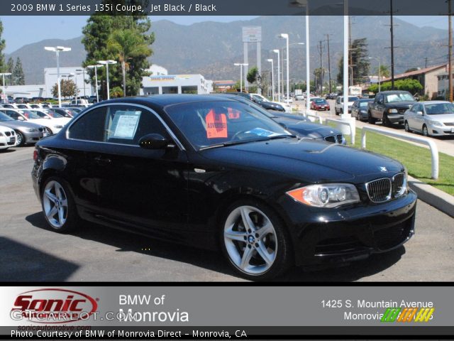 2009 BMW 1 Series 135i Coupe in Jet Black