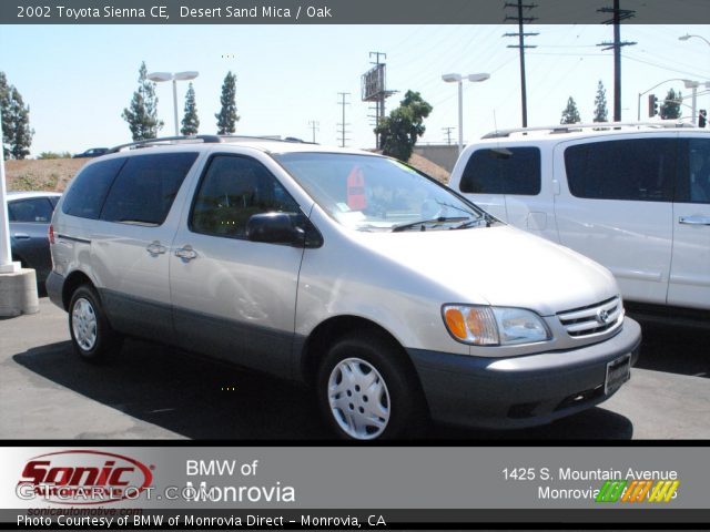 2002 Toyota Sienna CE in Desert Sand Mica