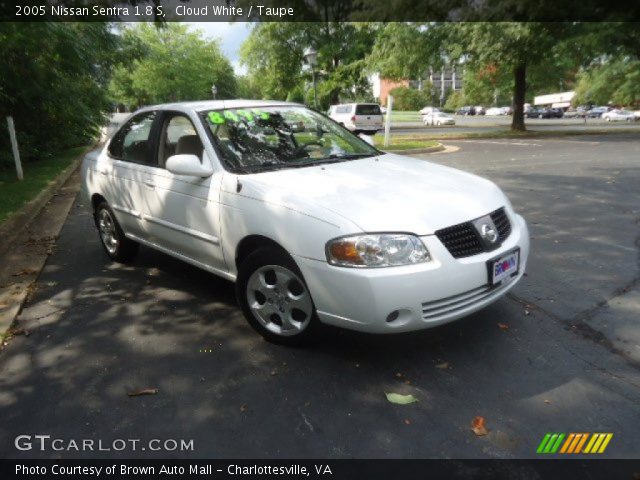 2005 Nissan Sentra 1.8 S in Cloud White