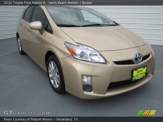 2010 Toyota Prius Hybrid III in Sandy Beach Metallic