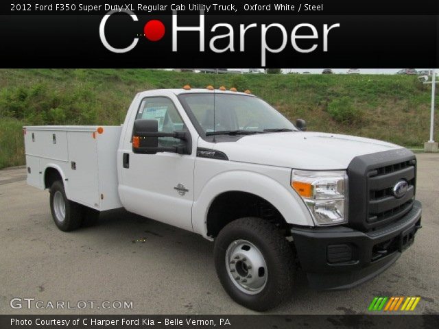 2012 Ford F350 Super Duty XL Regular Cab Utility Truck in Oxford White