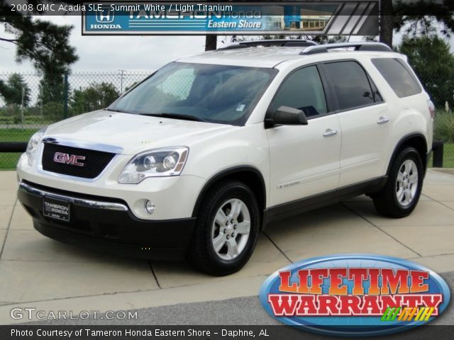 2008 GMC Acadia SLE in Summit White