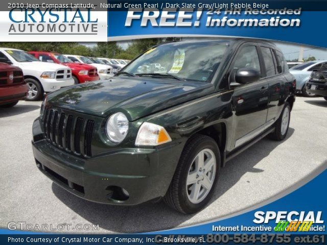 2010 Jeep Compass Latitude in Natural Green Pearl