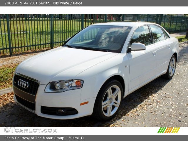 2008 Audi A4 2.0T Sedan in Ibis White