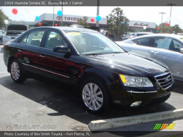 2009 Hyundai Sonata SE in Ebony Black