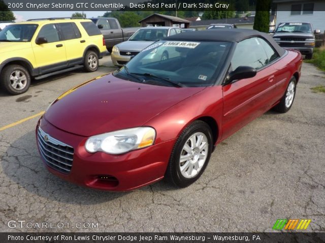 2005 Chrysler Sebring GTC Convertible in Deep Red Pearl