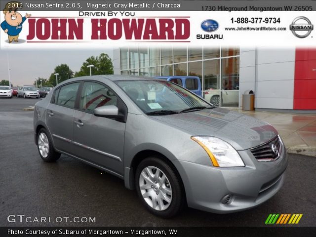 2012 Nissan Sentra 2.0 S in Magnetic Gray Metallic