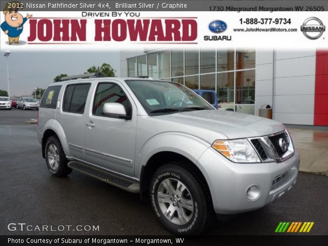 2012 Nissan Pathfinder Silver 4x4 in Brilliant Silver