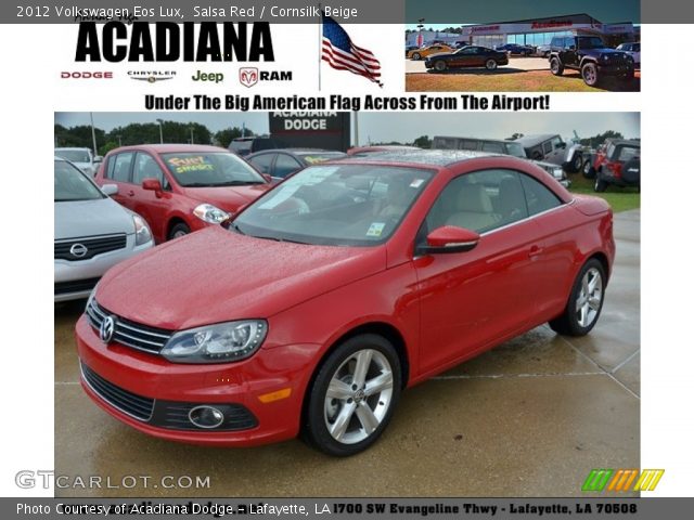 2012 Volkswagen Eos Lux in Salsa Red
