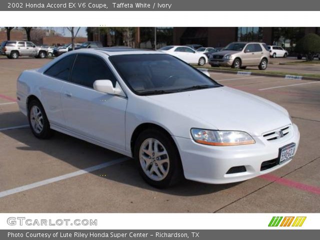 2002 Honda Accord EX V6 Coupe in Taffeta White