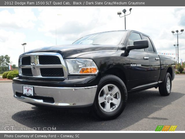 2012 Dodge Ram 1500 SLT Quad Cab in Black