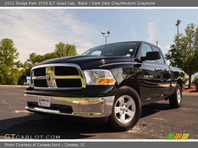2012 Dodge Ram 1500 SLT Quad Cab in Black