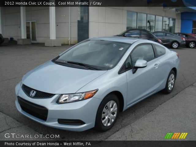 2012 Honda Civic LX Coupe in Cool Mist Metallic