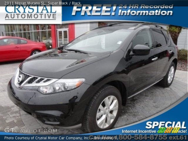 2011 Nissan Murano SL in Super Black