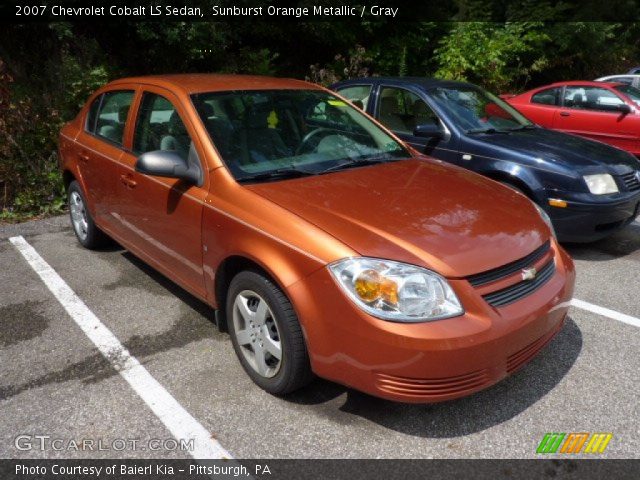2007 Chevrolet Cobalt LS Sedan in Sunburst Orange Metallic