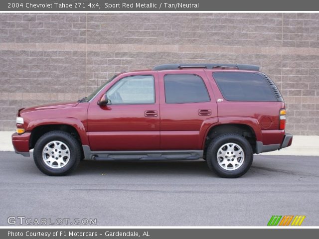 2004 Chevrolet Tahoe Z71 4x4 in Sport Red Metallic