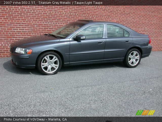2007 Volvo S60 2.5T in Titanium Gray Metallic