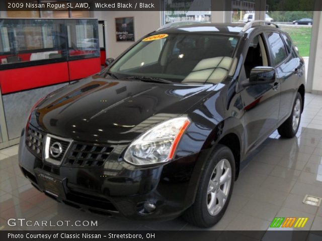 2009 Nissan Rogue SL AWD in Wicked Black