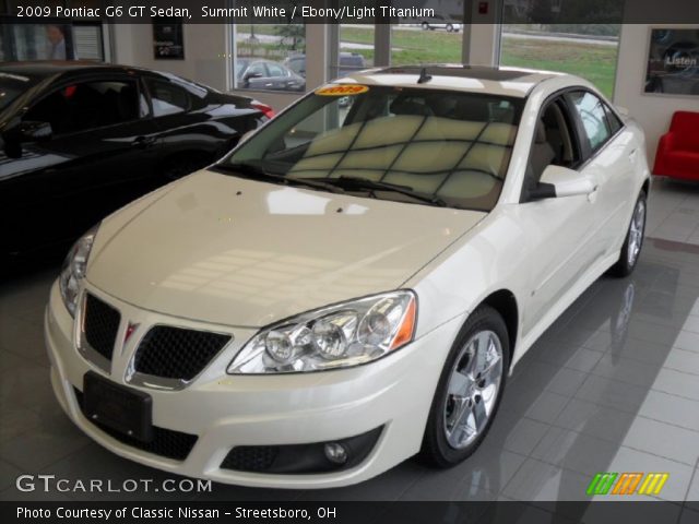 2009 Pontiac G6 GT Sedan in Summit White