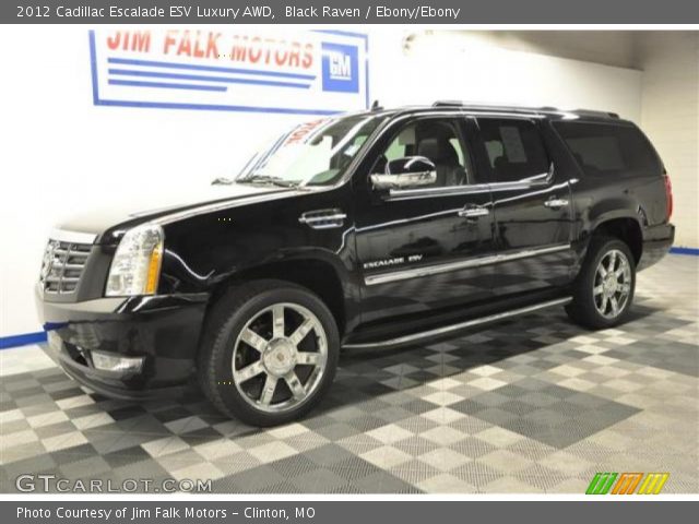 2012 Cadillac Escalade ESV Luxury AWD in Black Raven