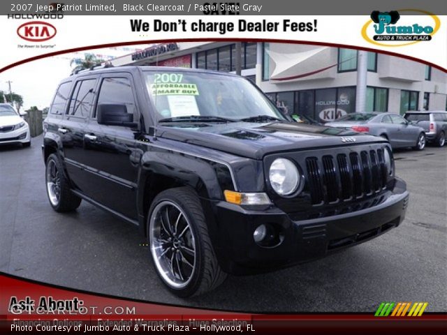 Black Clearcoat 2007 Jeep Patriot Limited Pastel Slate