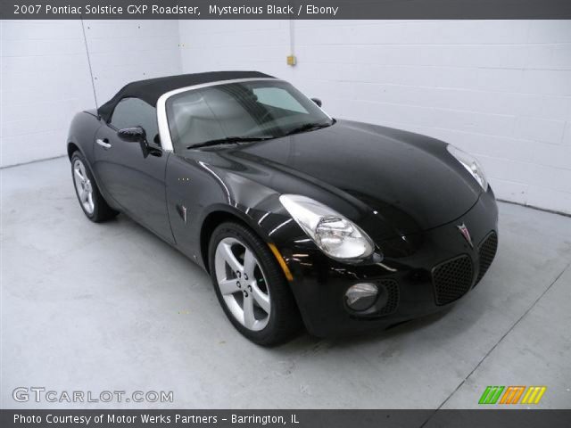 2007 Pontiac Solstice GXP Roadster in Mysterious Black