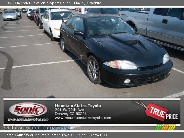 2002 Chevrolet Cavalier LS Sport Coupe in Black