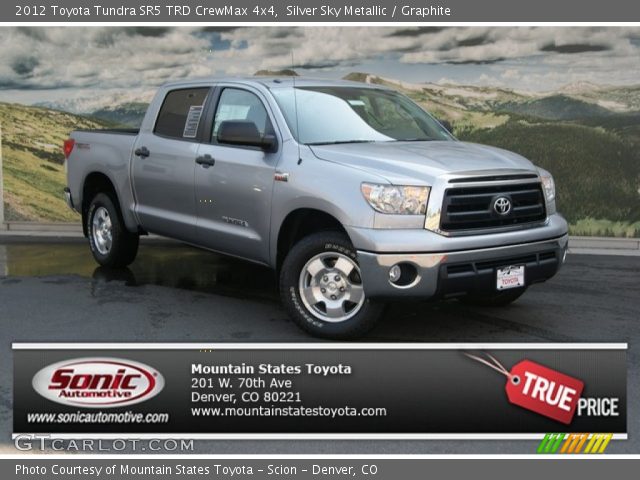 2012 Toyota Tundra SR5 TRD CrewMax 4x4 in Silver Sky Metallic