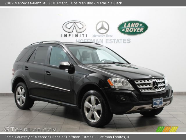 2009 Mercedes-Benz ML 350 4Matic in Obsidian Black Metallic
