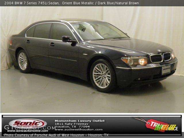 2004 BMW 7 Series 745Li Sedan in Orient Blue Metallic