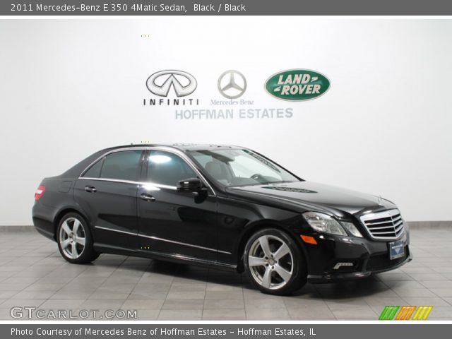 2011 Mercedes-Benz E 350 4Matic Sedan in Black
