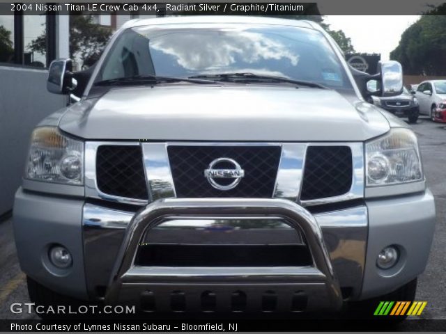 2004 Nissan Titan LE Crew Cab 4x4 in Radiant Silver