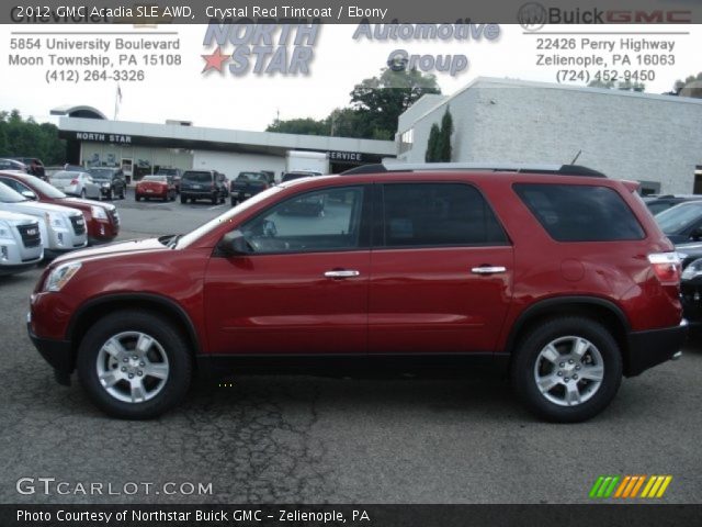 2012 GMC Acadia SLE AWD in Crystal Red Tintcoat