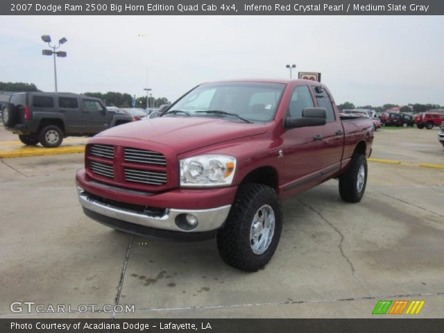 2007 Dodge Ram 2500 Big Horn Edition Quad Cab 4x4 in Inferno Red Crystal Pearl