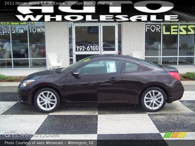 2011 Nissan Altima 3.5 SR Coupe in Crimson Black