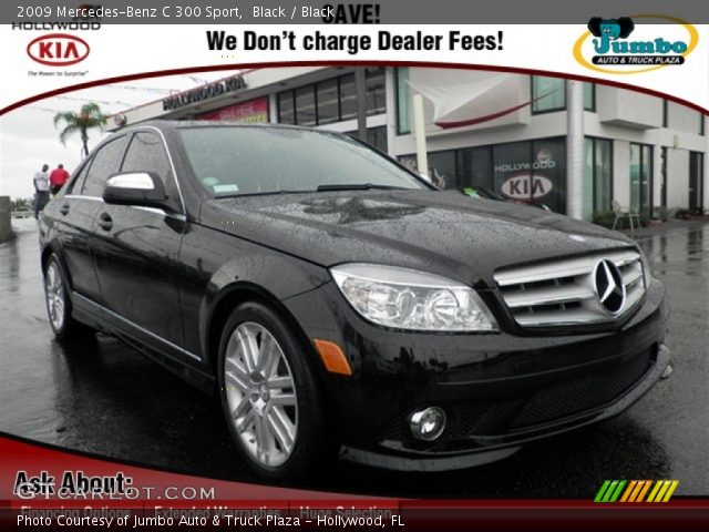 2009 Mercedes-Benz C 300 Sport in Black